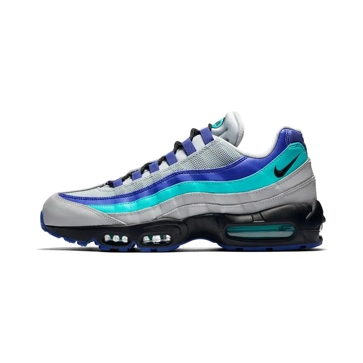 Nike Air Max 95 Wolf Grey Grape “Wolf Grey / Indigo Burst / Hyper Jade / Black” (AT2865-001)