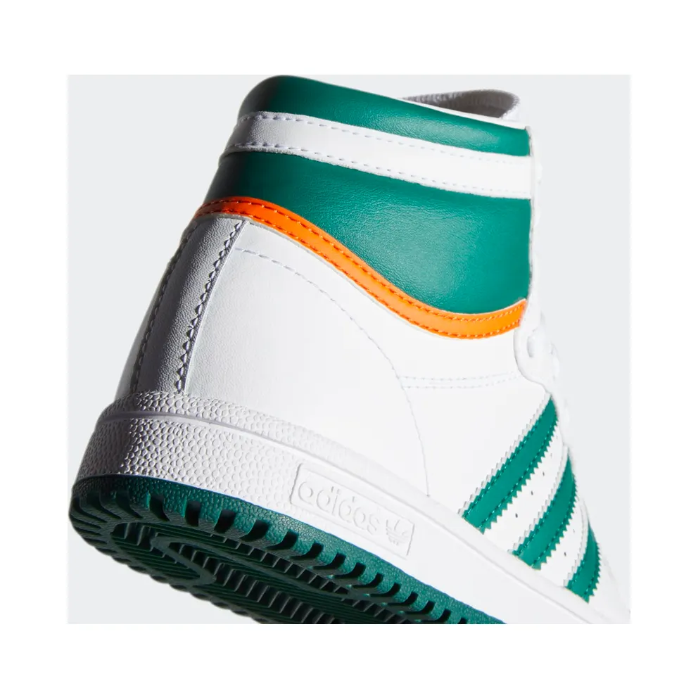 adidas Top Ten Hi Cloud White / Collegiate Green / Orange (EF2838)