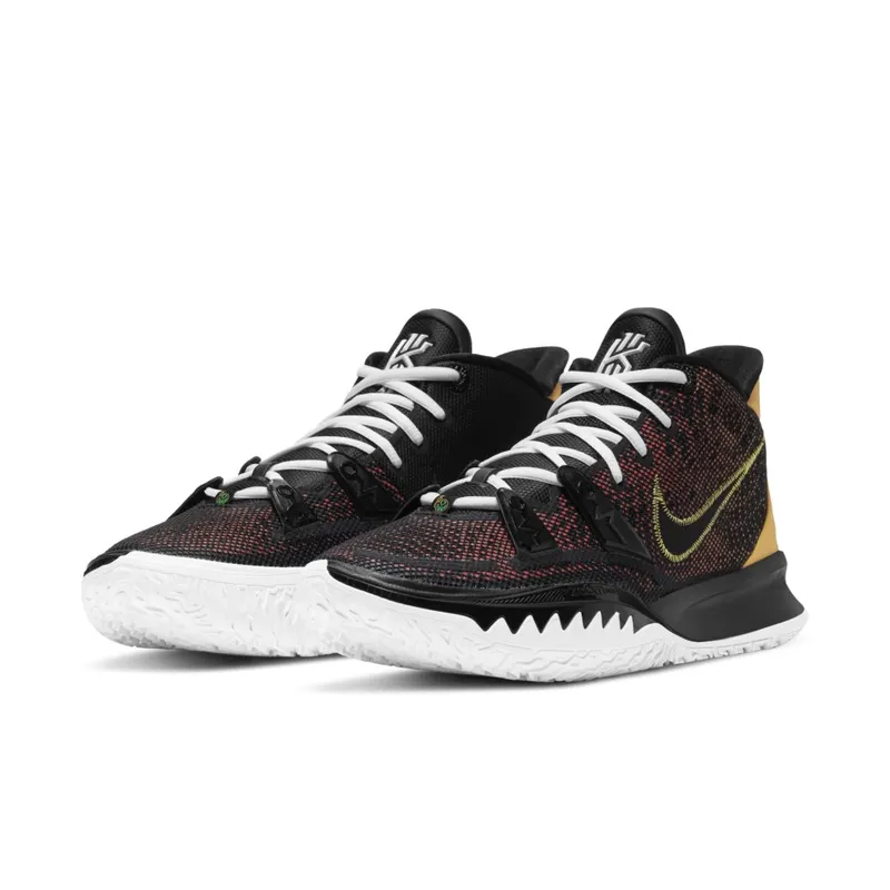 Nike Kyrie 7 Raygun Black/University Gold-Team Orange (CQ9327-003)