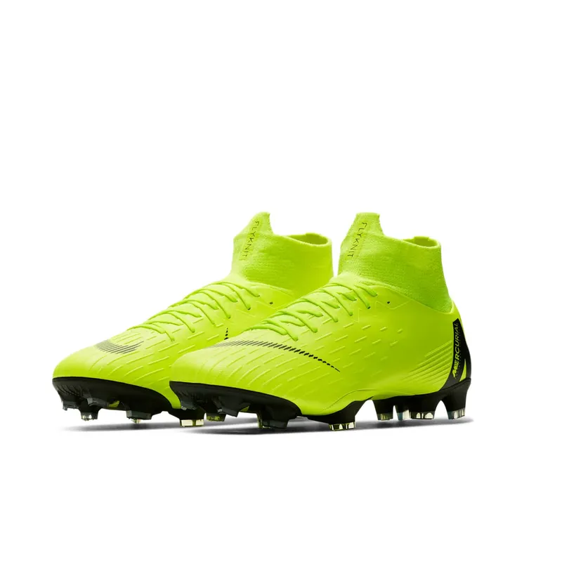 Nike Mercurial Superfly 6 FG Volt Black Volt/Black (AH7368-701)