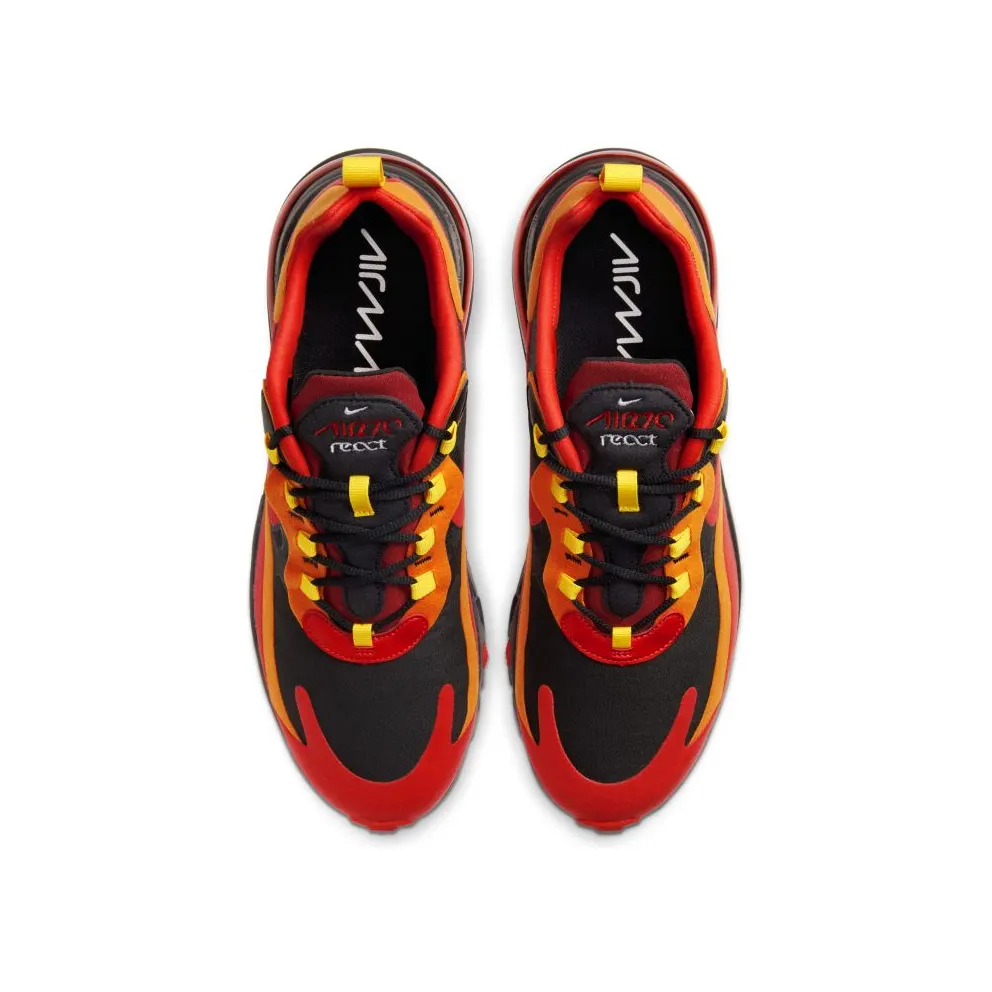 Nike Air Max 270 React Magma Black/Speed Yellow/Magma Orange (CZ9267-001)