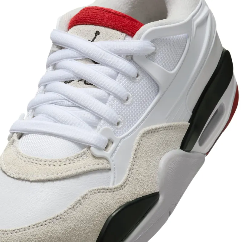 Jordan 4 RM White Black Neutral Grey Varsity Red (FQ7938-102)