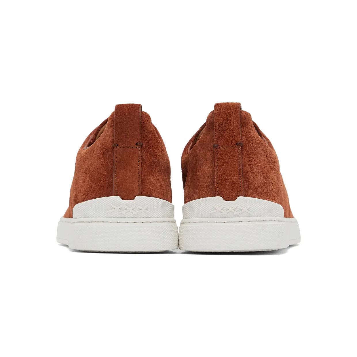 ZEGNA Gray Triple Stitch Sneakers (LHSOY-S4667Z) (2)