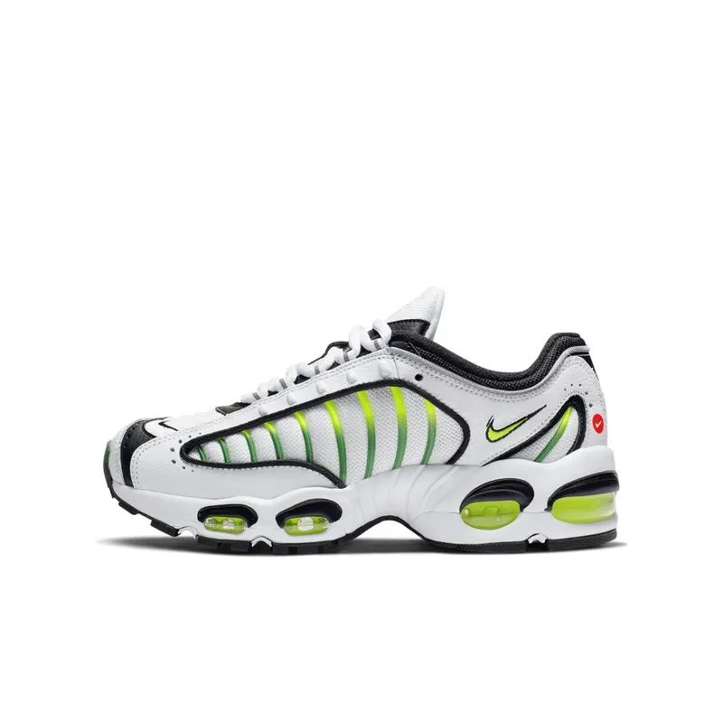 Nike Air Max Tailwind 4 White Volt Black (GS) White/Volt-Black-Aloe Verde-White (BQ9810-100)