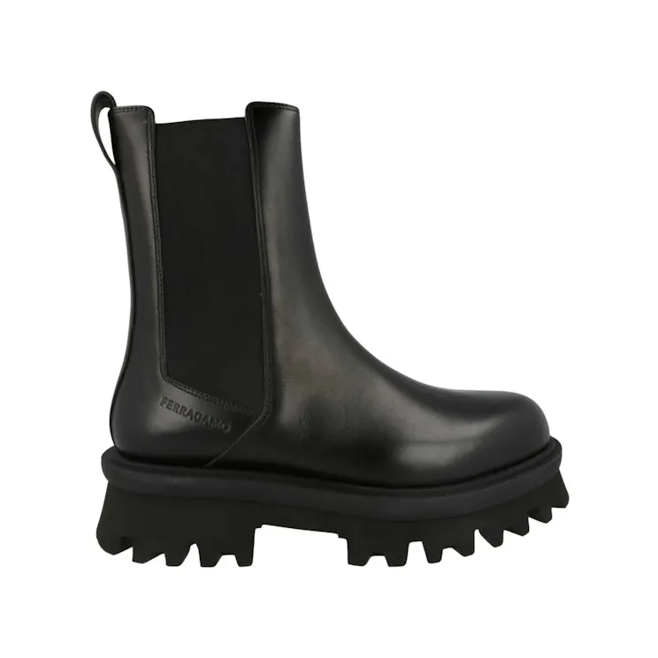 Ferragamo Flash Chelsea Boots Black (021740-763208-M)