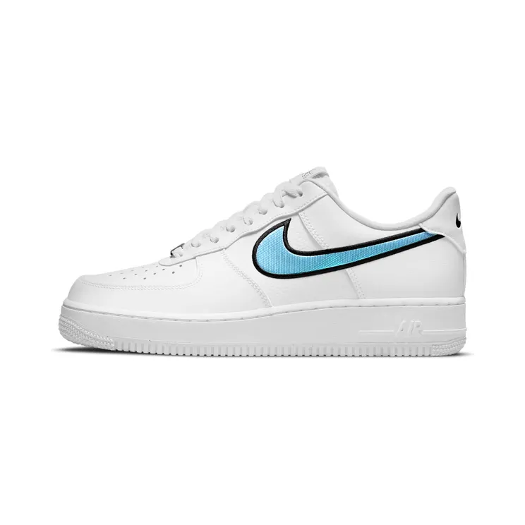 Nike Air Force 1 Iridescent Swoosh “White / Grey Haze / Black” (DN4925-100)