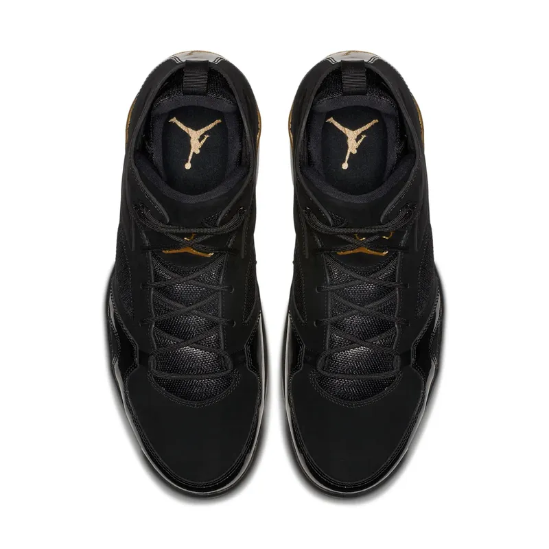 Jordan Flight Club 91 Black Metallic Gold Black/White-Metallic Gold (555475-031)