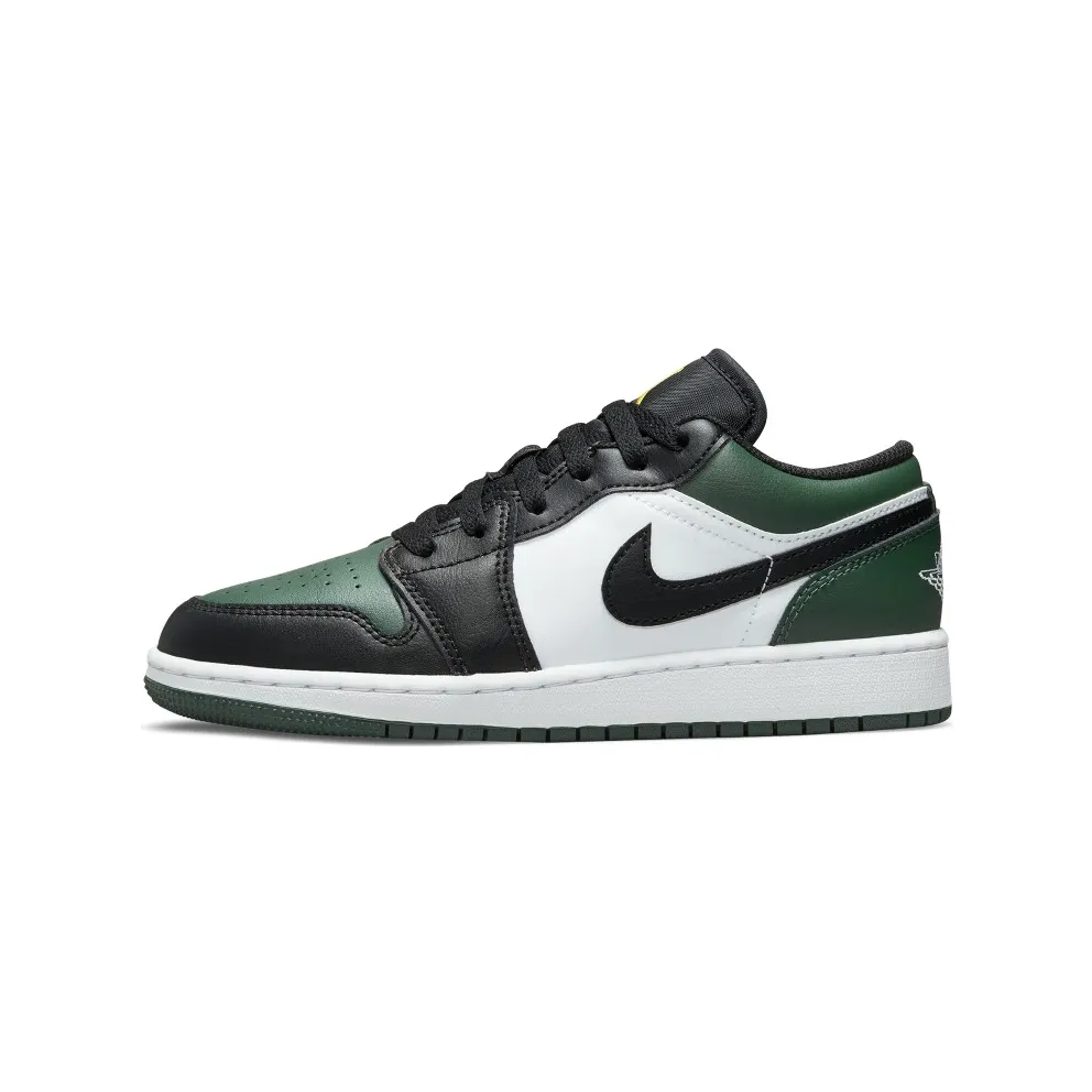 Air Jordan 1 Low Green Toe (GS) (553560-371)
