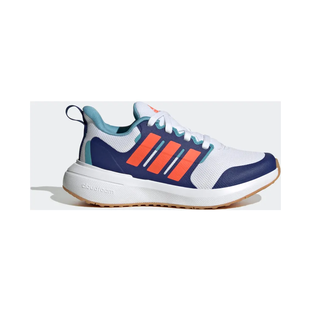 adidas FortaRun 2.0 Cloudfoam Sport Running Lace Schuh Cloud White / Solar Red / Victory Blue (HP5441)