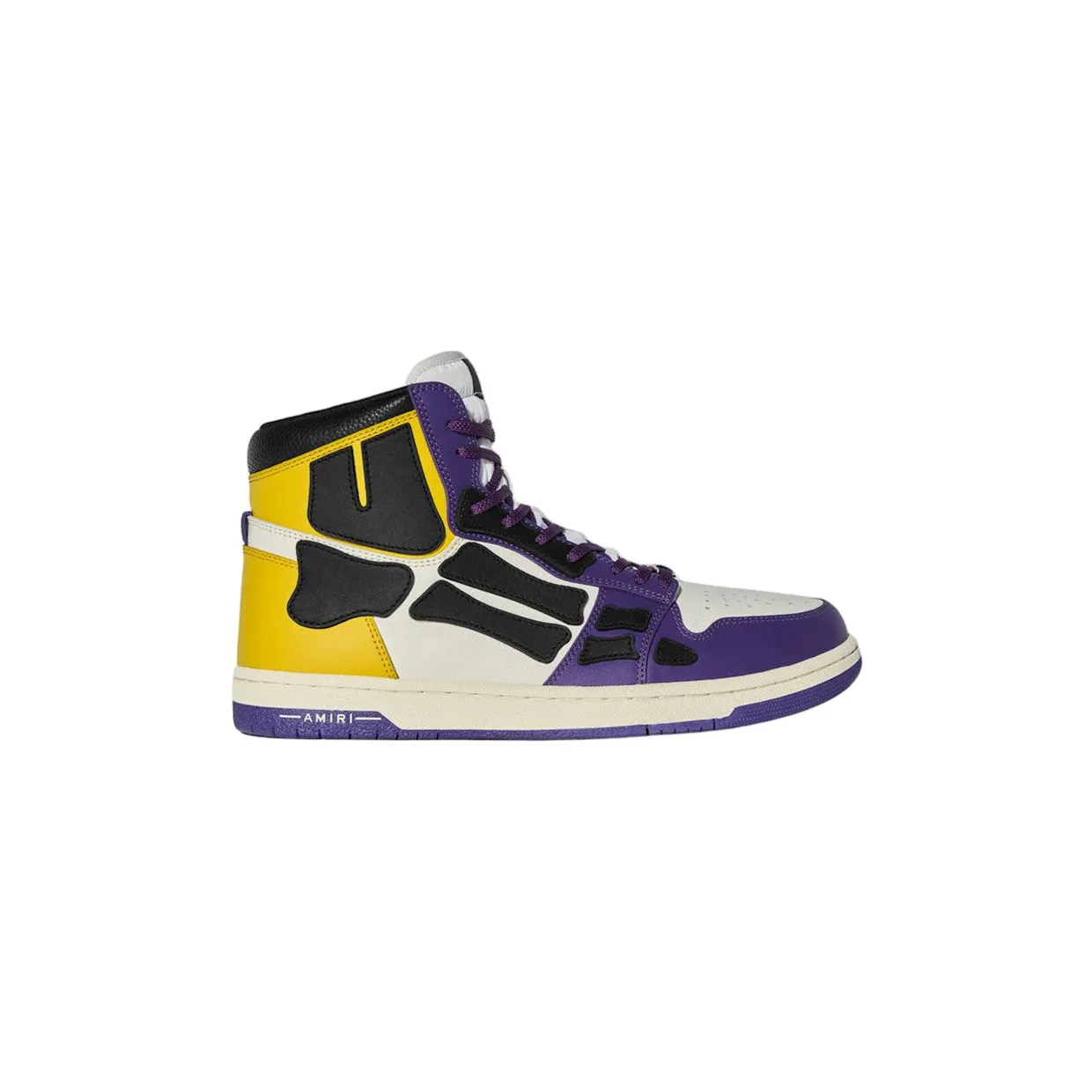 AMIRI Skel Top Hi Purple Gold Black White (PS22MFS002-511)