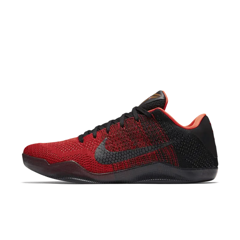 Nike Kobe 11 Elite Low Achilles Heel University Red/Metallic Gold-Black (822675-670)