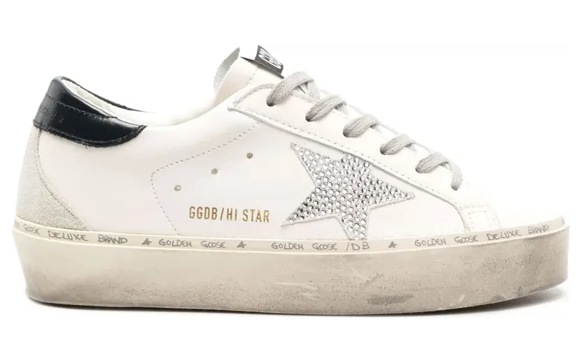 Golden Goose Hi Star leren sneakers – Wit (GWF00119F005118)