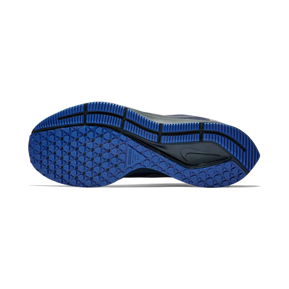 Nike Air Zoom Pegasus 35 Shield “Black / Blue Void / Racer Blue / Metallic Silver” (AA1643-003)
