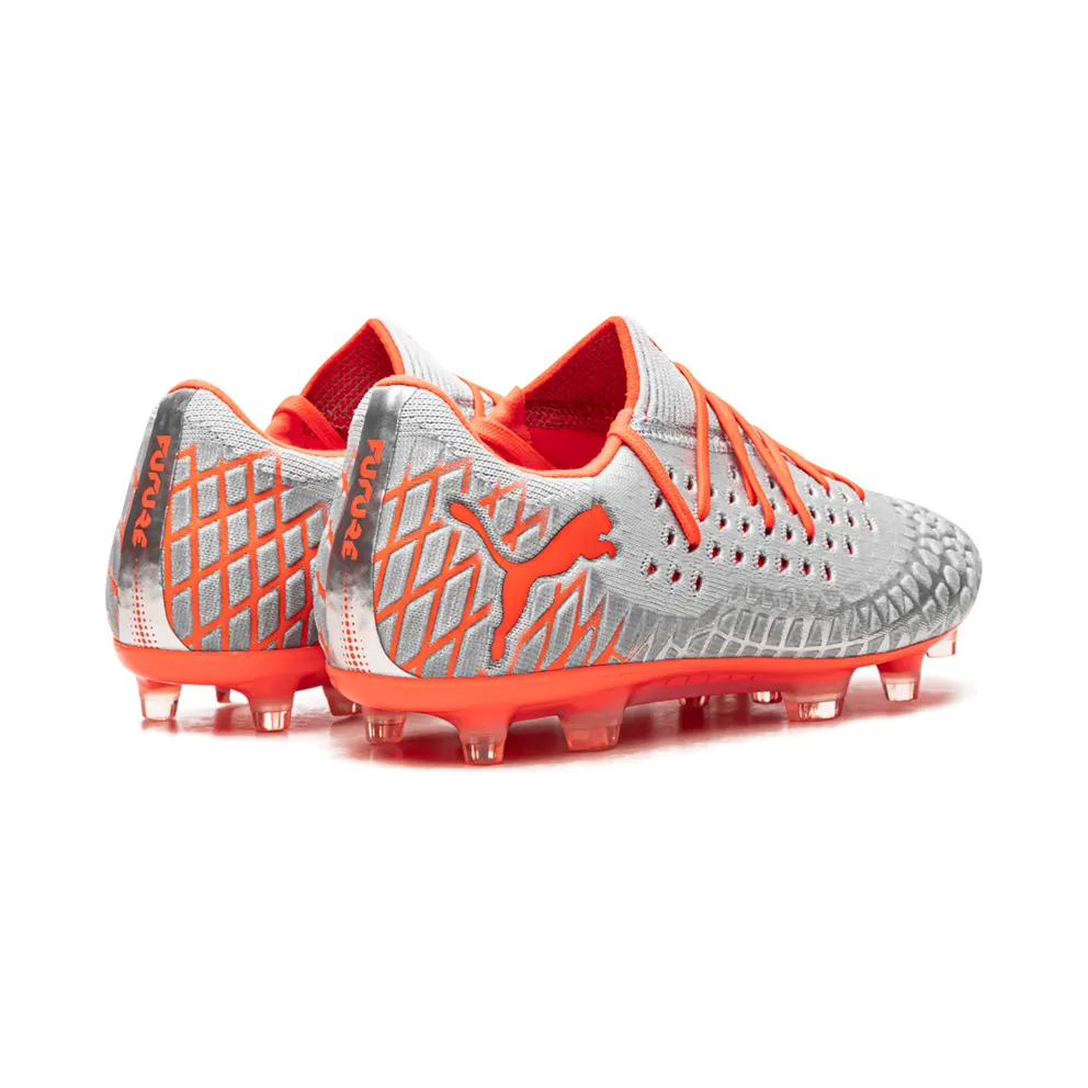 Puma Future 4.1 Netfit Low FG/AG “SILVER-RED” (105730-01)