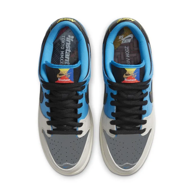 Nike SB x Instant Skateboards Dunk Low Black Blue (2020) (CZ5128-400)