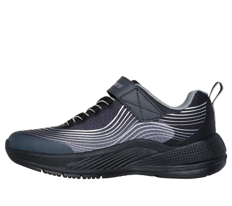 Skechers Microspec Advance Sneaker Black/Silver