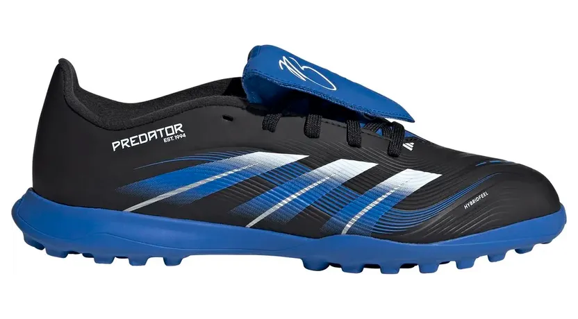 adidas Predator Core Black / Cloud White / Glow Blue (JR1759)