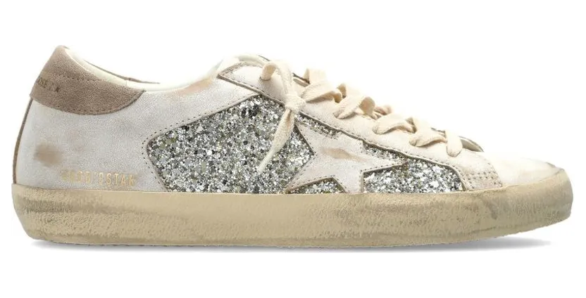 Golden Goose Superstar Gwf00103.F008901.10931 White / Platinum / Beige