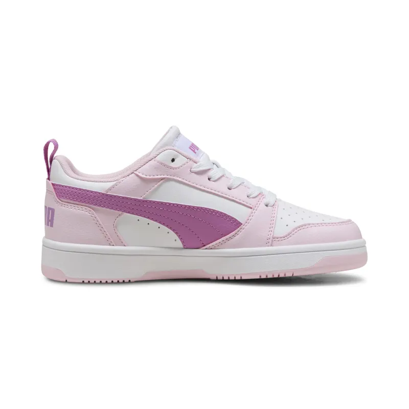 Puma Rebound V6 Lo “Pearl Pink / Mauve Pop / Puma White” (393833_35)