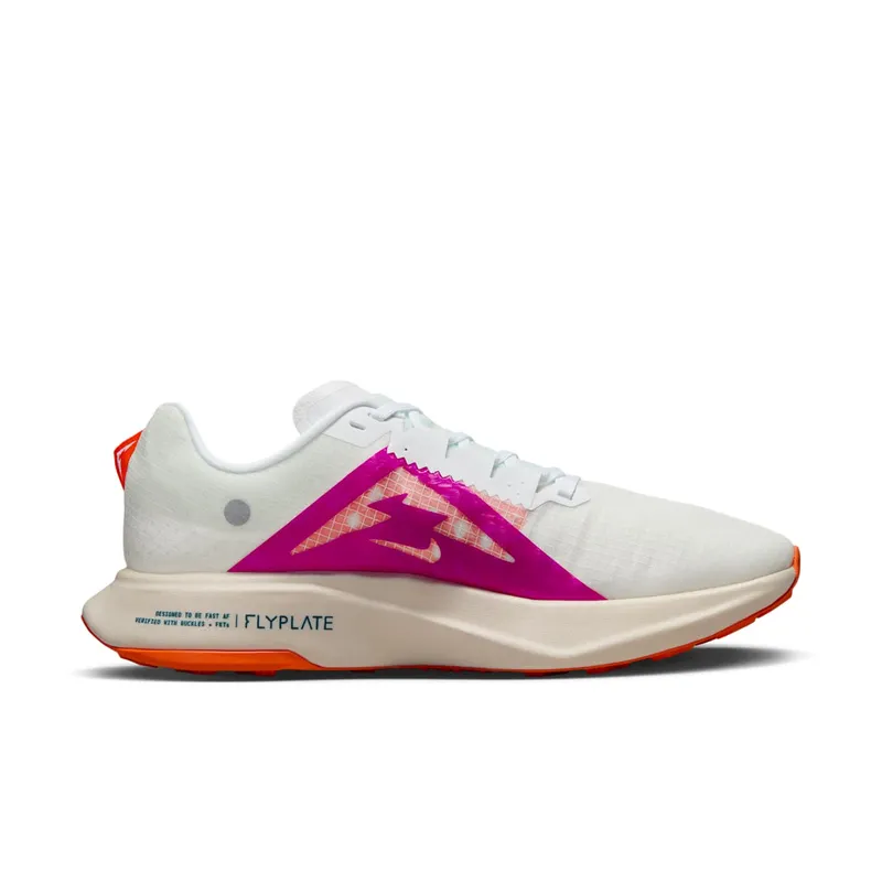 Nike ZoomX Ultrafly Trail White Safety Orange Vivid Grape (DX1978-101)