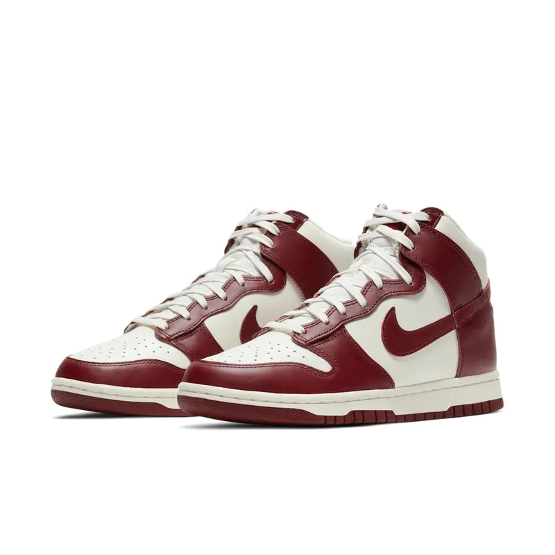 Nike Dunk High Sail Team Red (W) Sail/Team Red-Pale Ivory (DD1869-101)
