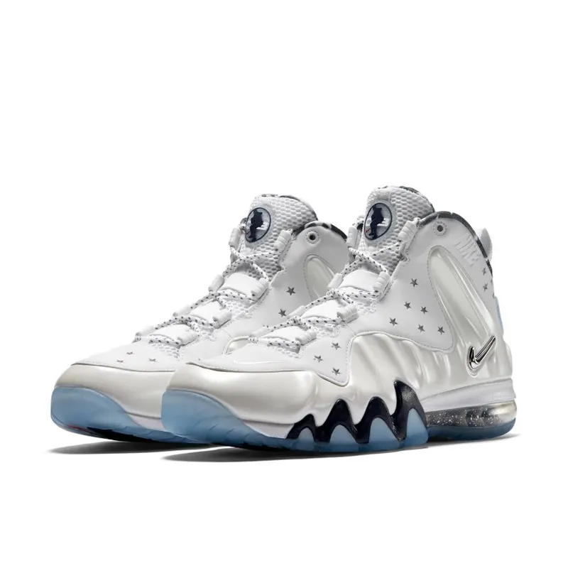 Nike Barkley Posite Max USA White/Metallic Silver-Midnight Navy (588527-100)