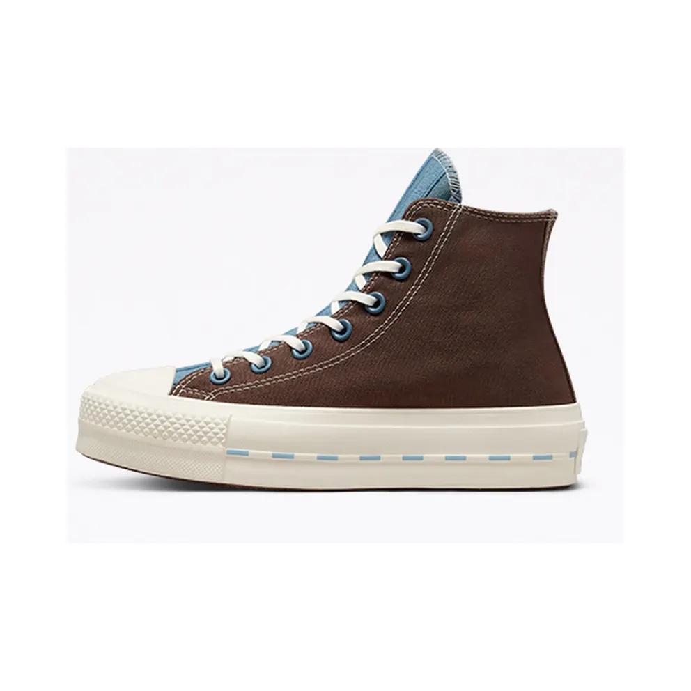 Converse Chuck Taylor All Star Lift Platform Crafted Canvas Brazil Nut/indigo Oxide/egret (572708C)