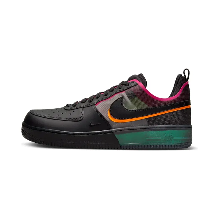 Nike Air Force 1 “Black / Black-Team Orange-Pink Prime” (DH7615001)