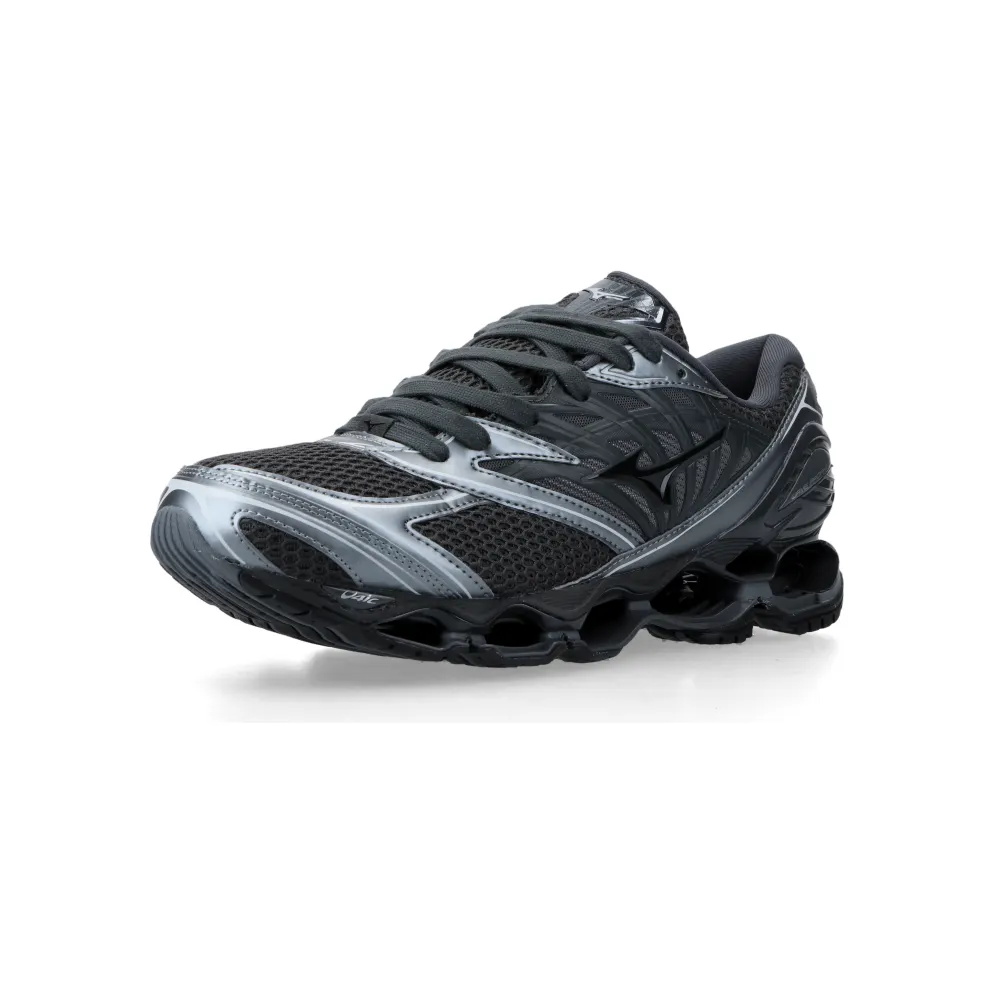 Mizuno Wave Prophecy LS “anodized” (black sand / black / metallic gey) – D1GA251103