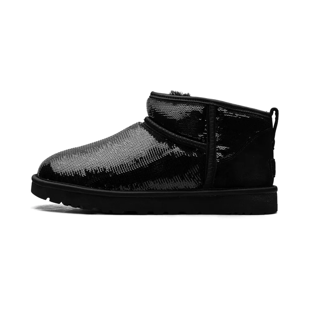 Ugg Classic Ultra Mini Boot “Mirror Ball Black” (1151616-BLK)