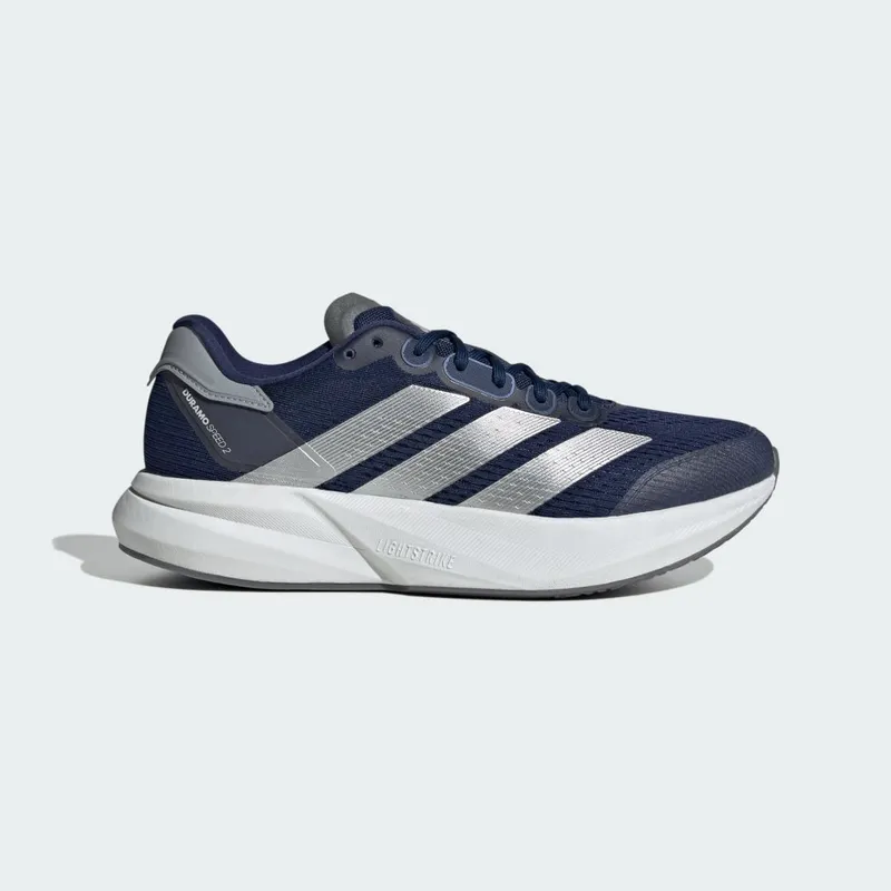 Adidas Duramo Speed 2 Running Shoes Dark Blue / Silver Metallic / Halo Silver (JS4415)
