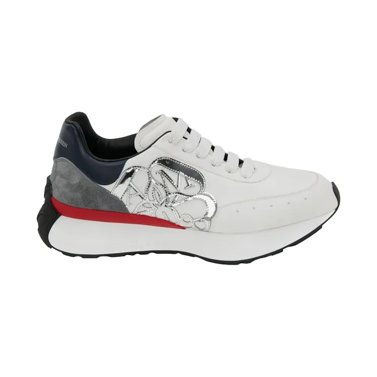 Alexander McQueen Sprint Runner White Multicolour (711715WIC998996)
