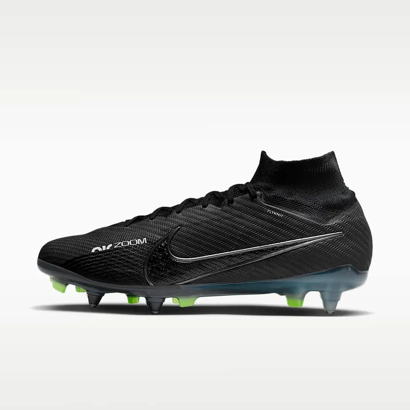 Nike Zoom Mercurial Superfly 9 Elite SG-Pro AC Black White Volt (DJ5166-001)