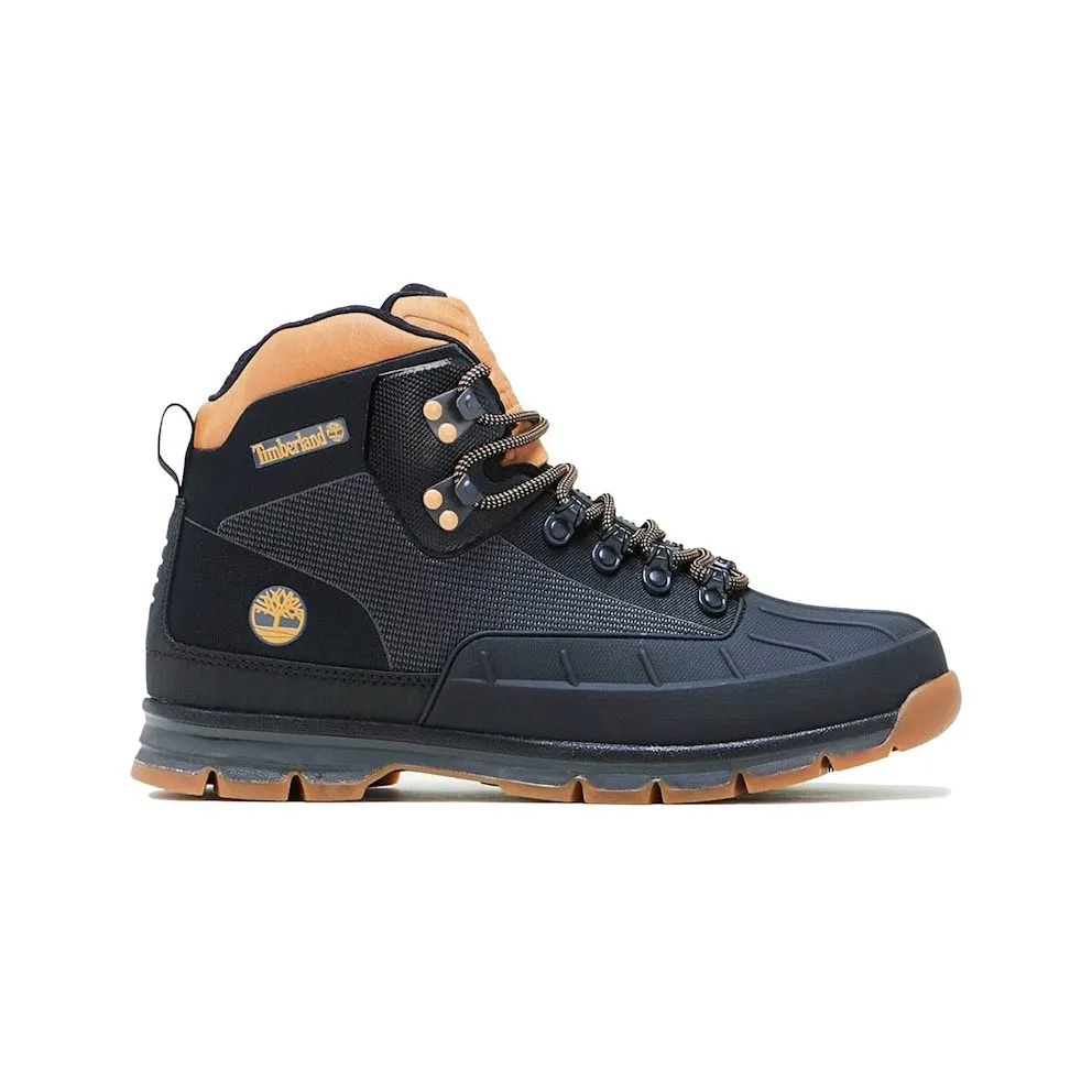 Timberland Euro Hiker Shell Jacquard Boot Black Wheat (TB0A1QJ2-015)