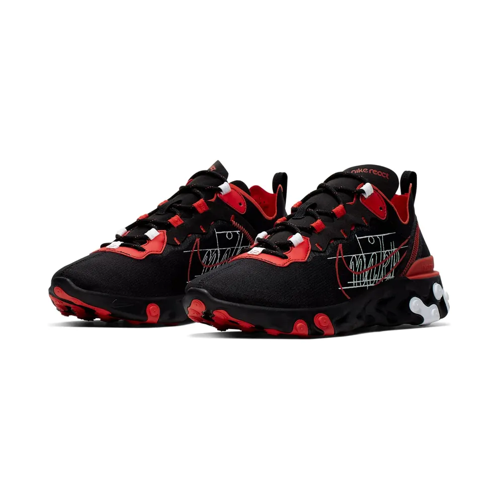 Nike React Element 55 ‘Script Swoosh’ (2019) (CK9285-001)