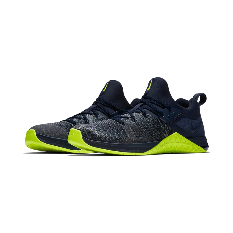 Nike Metcon Flyknit 3 “Obsidian Volt” (AQ8022-407)
