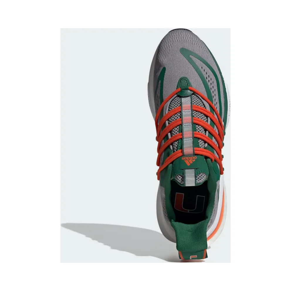 adidas Miami Alphaboost V1 Grey Team Dark Green Team Orange (IE1038)