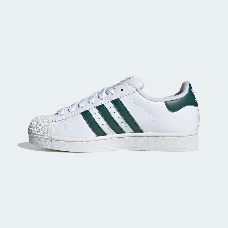 Adidas SUPERSTAR II “Cloud White Collegiate Green” (JR7314)