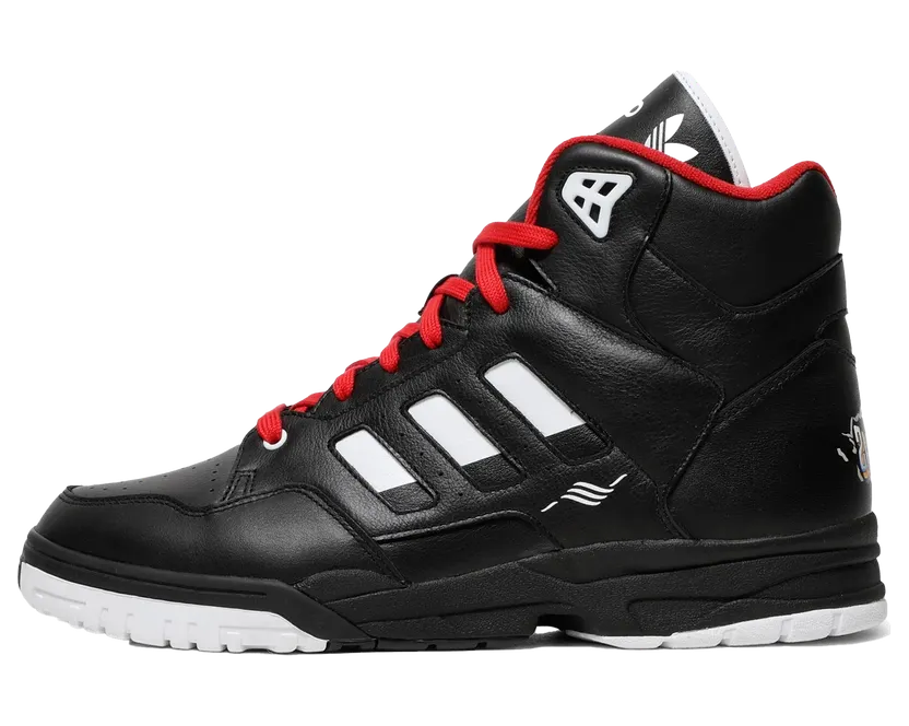 adidas Kid Cudi x Bill en Ted Torsion Artillery Mid Core Black / Cloud White / Scarlet (FZ3879)