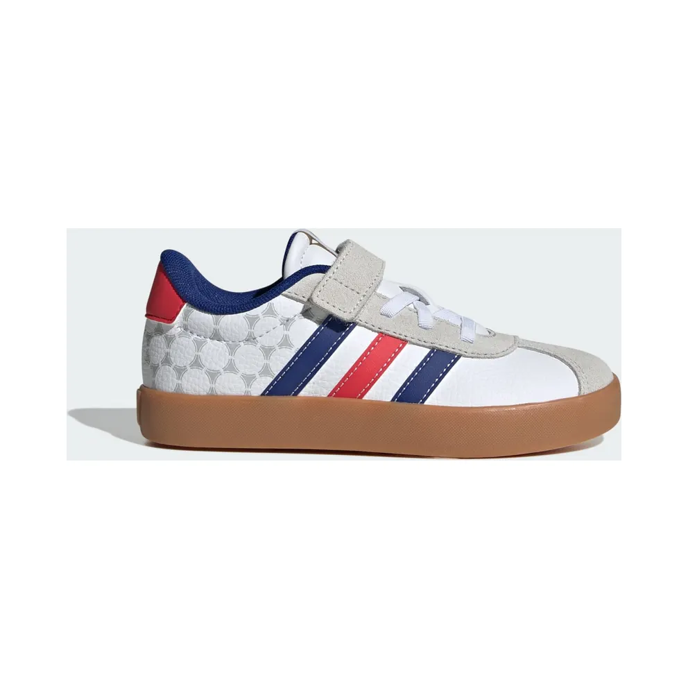 Adidas VL Court 3.0 Kids Cloud White / Pure Ruby / Mystery Ink (KI5707)