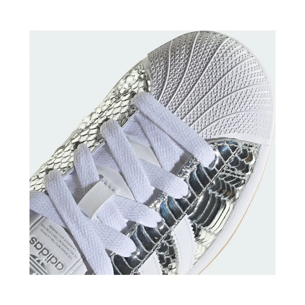 Adidas SUPERSTAR II Shoes Silver Metallic / Cloud White / Grey Two (KH9020)