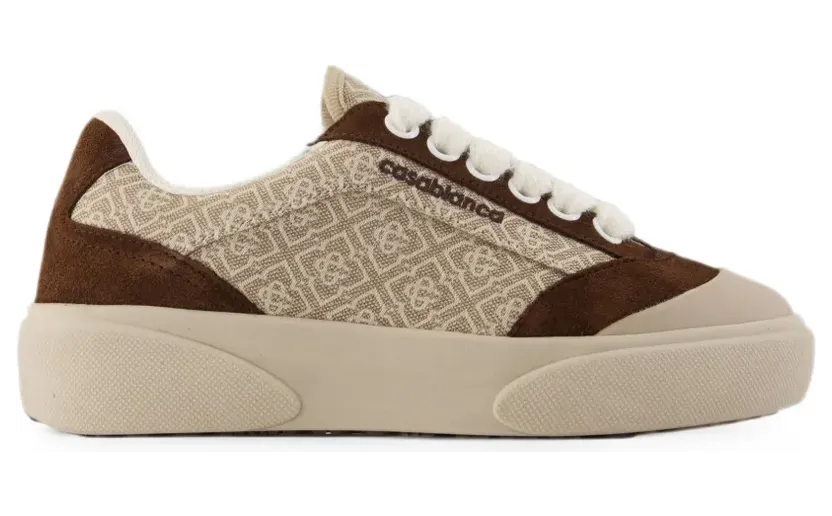 Casablanca Del Mar sneakers met monogram-patroon – Beige (ASNK02513W)