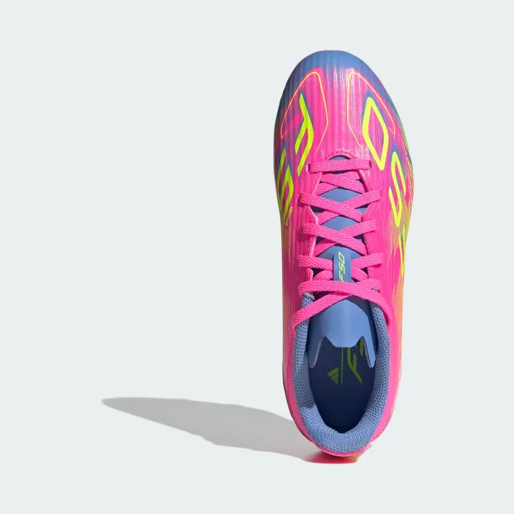 adidas F50 League FG/MG Lucid Pink Lucid Lemon Blue Fusion (IE3745)