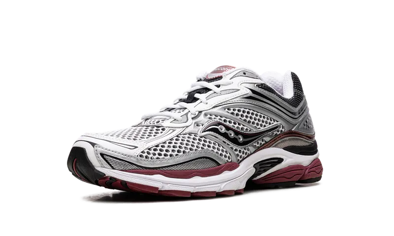 Saucony Pro Grid Omni 9 “Silver / Red” (S70739-1)