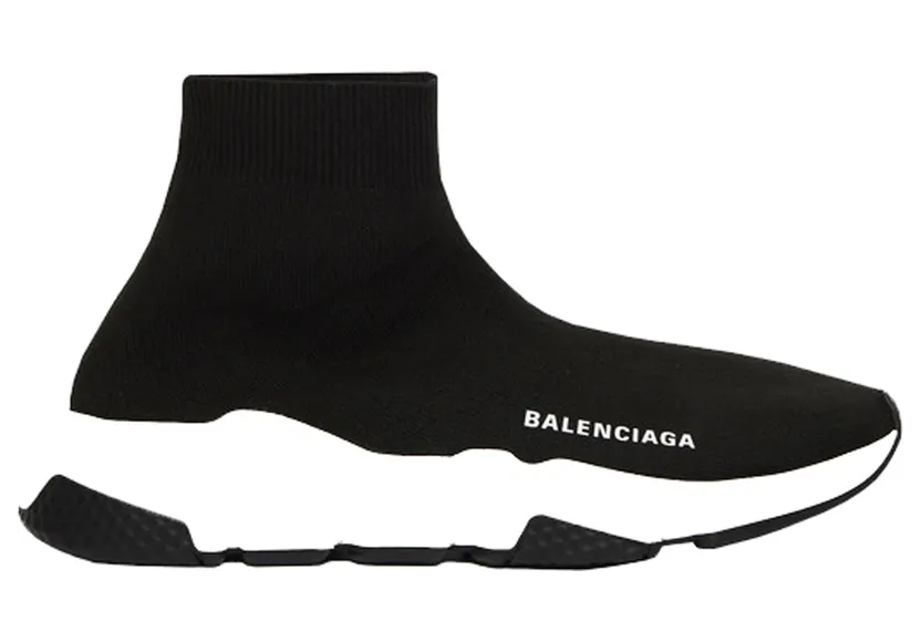 Balenciaga Speed Trainer Black White 2019 (W)