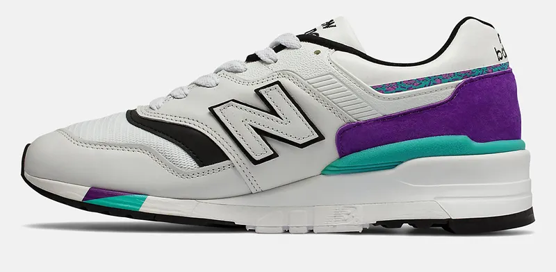 New Balance 997 White Purple Teal (M997WEA)