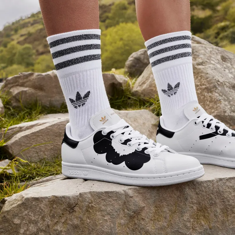 adidas Marimekko Stan Smith Cloud White / Core Black / Gold Metallic (H04073)