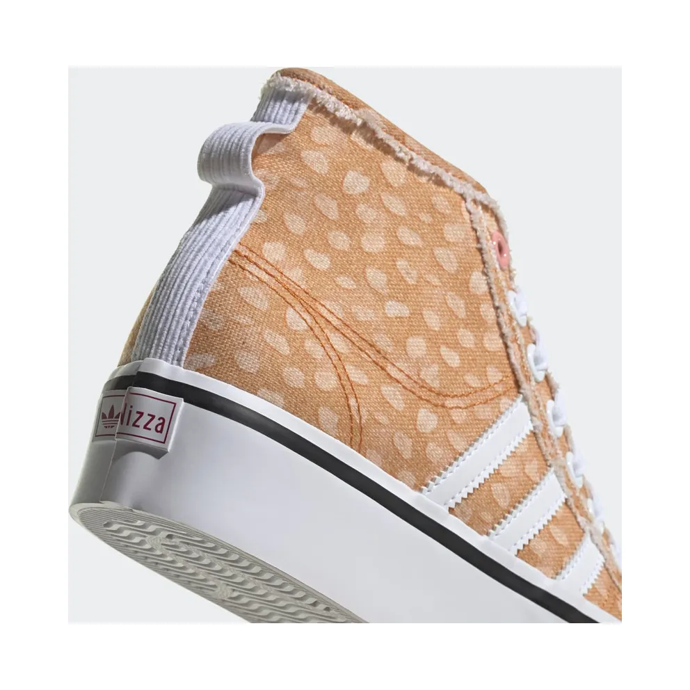 Adidas Disney Nizza Platform Mid Cloud White / Legacy Burgundy / Off White (GZ1657)