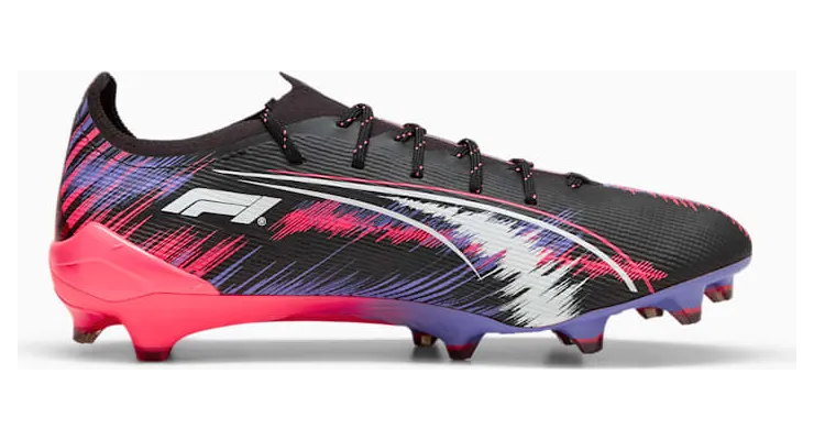 Puma Ultra 5 Ultimate F1 FG “Black/Pink/Purple” (108066-01)