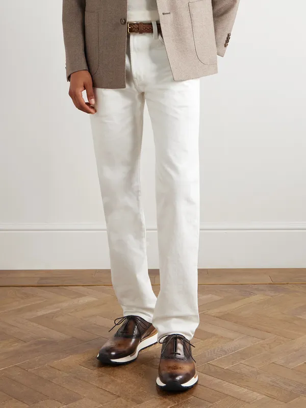 Berluti Fast Track Venezia Leather Oxford Brown (S6231-001)